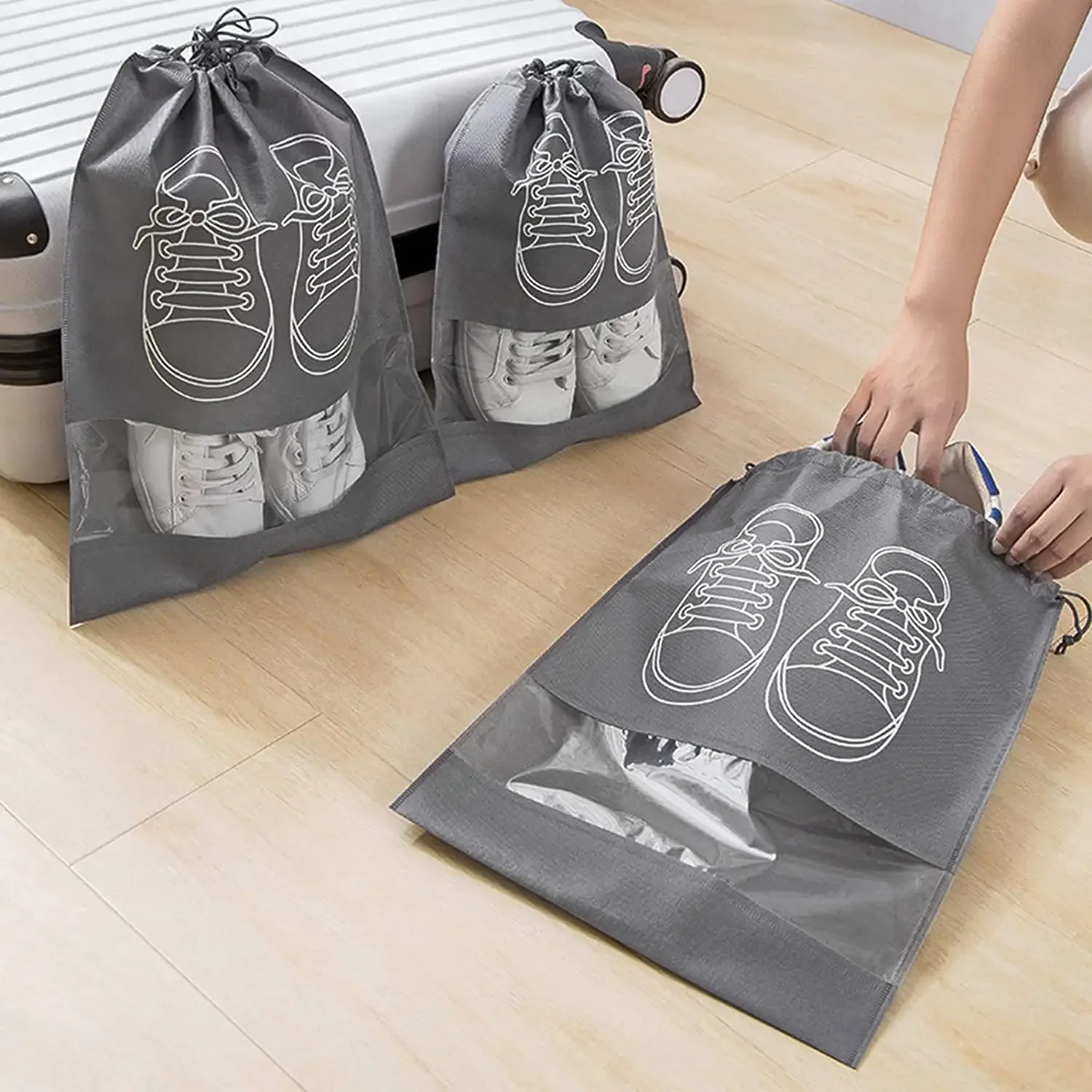 Shoe Bag Dust - 5/10 szt. Torby do przechowywania butów,