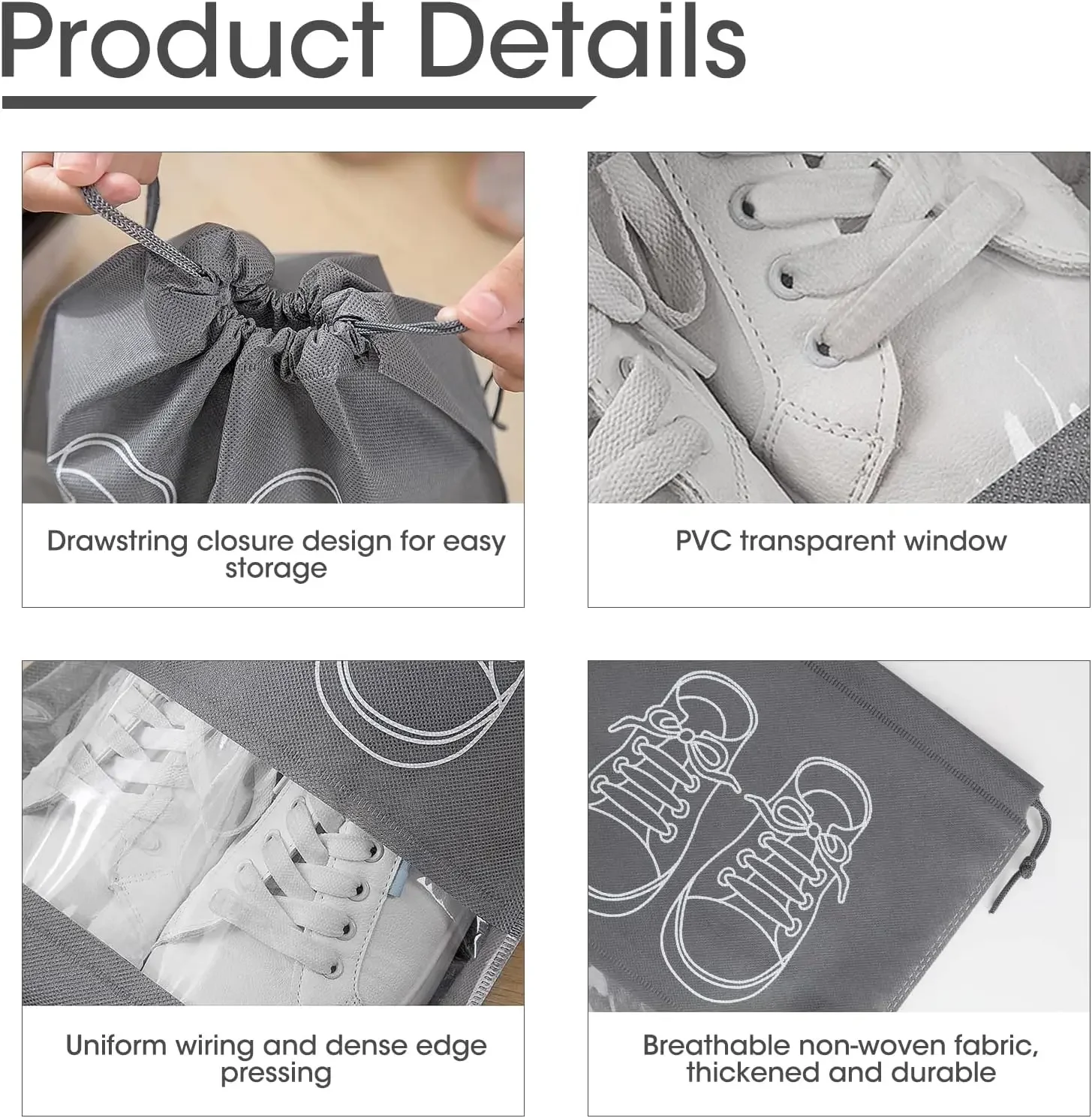 5/10 szt. Torby do przechowywa – Shoe Bag Dust recenzja i cena